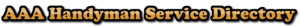 AAA Handyman Service Directory Logo