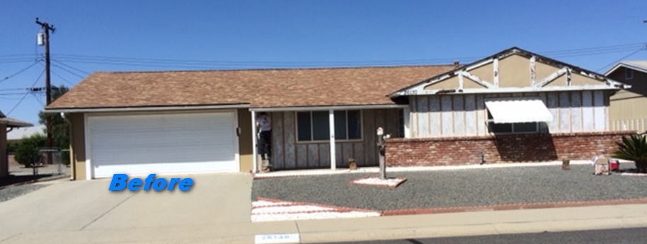 Before Painting House Sun City CA